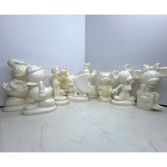 1972 Wilton Sugar Molds #8 Mickey Minnie Donald Pluto Goofy Dumbo et al - Picture 2 of 10